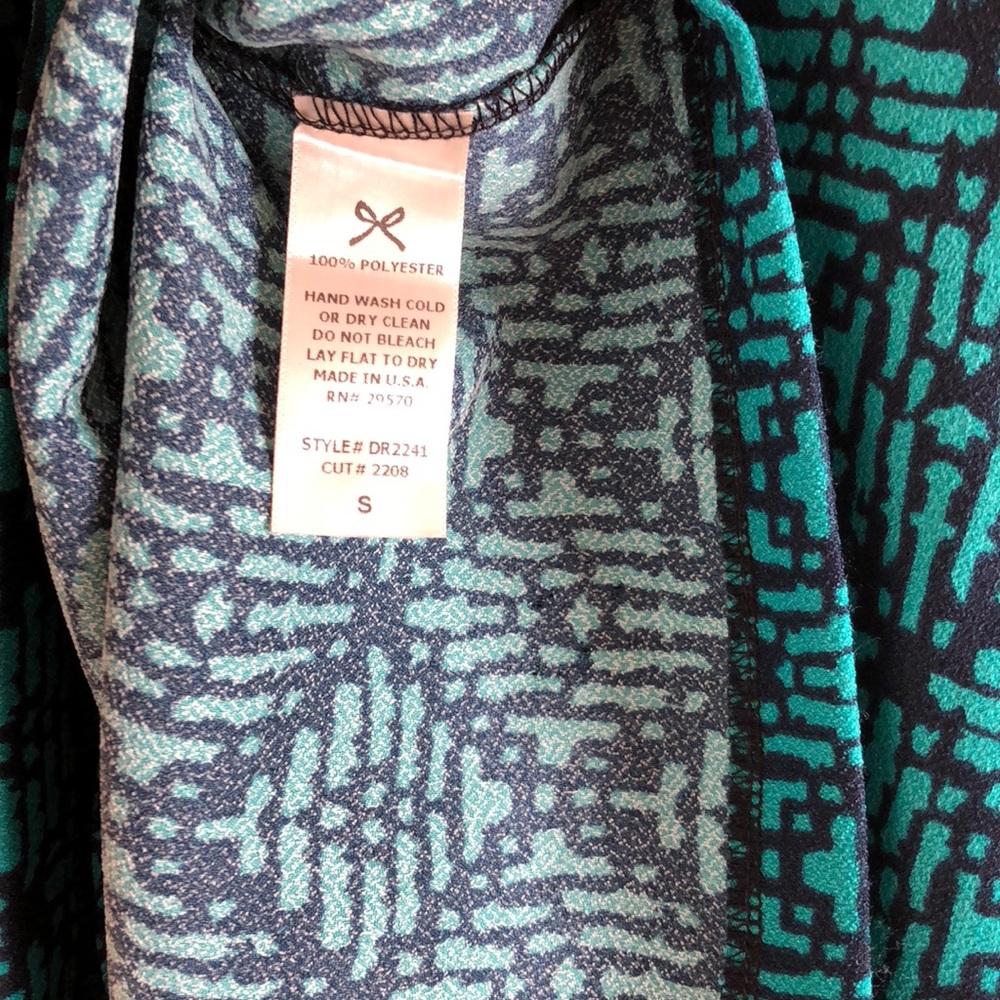 Patterned Long Sleeve Mini Dress - Picture 4 of 6